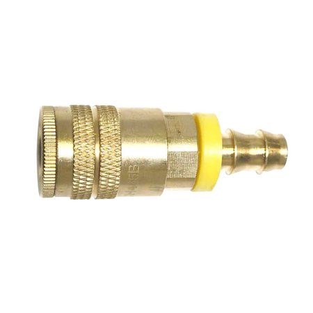 INTERSTATE PNEUMATICS 1/4 Inch Industrial Brass Coupler x 3/8 Inch Easy-Lock CH465B